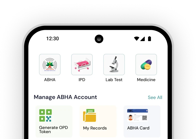 InsureKlick mobile app feature mockup