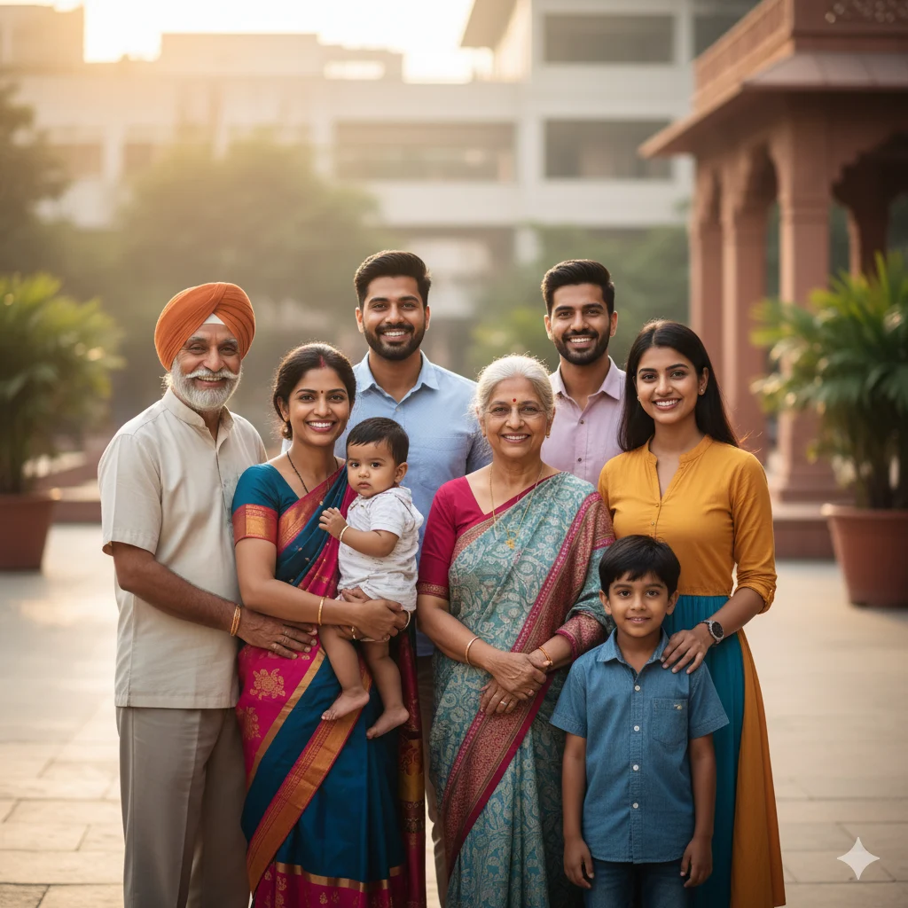 Happy family enjoying healthcare support – InsureKlick digital health platform